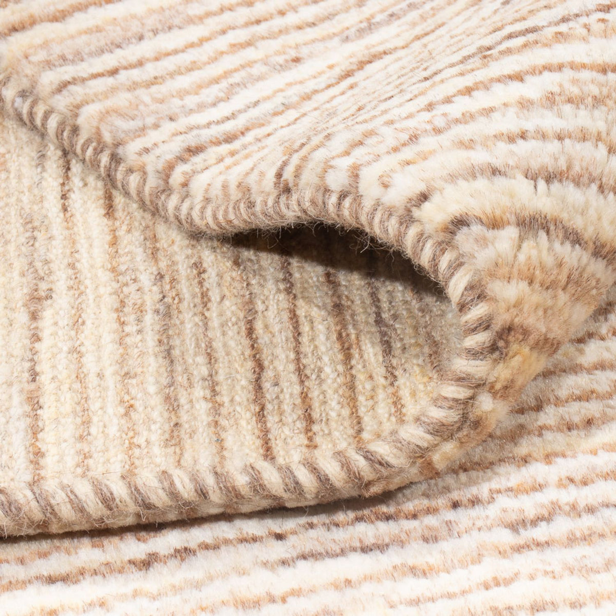 Dywan Gabbeh - perski - 205 x 150 cm - jasnobrązowy