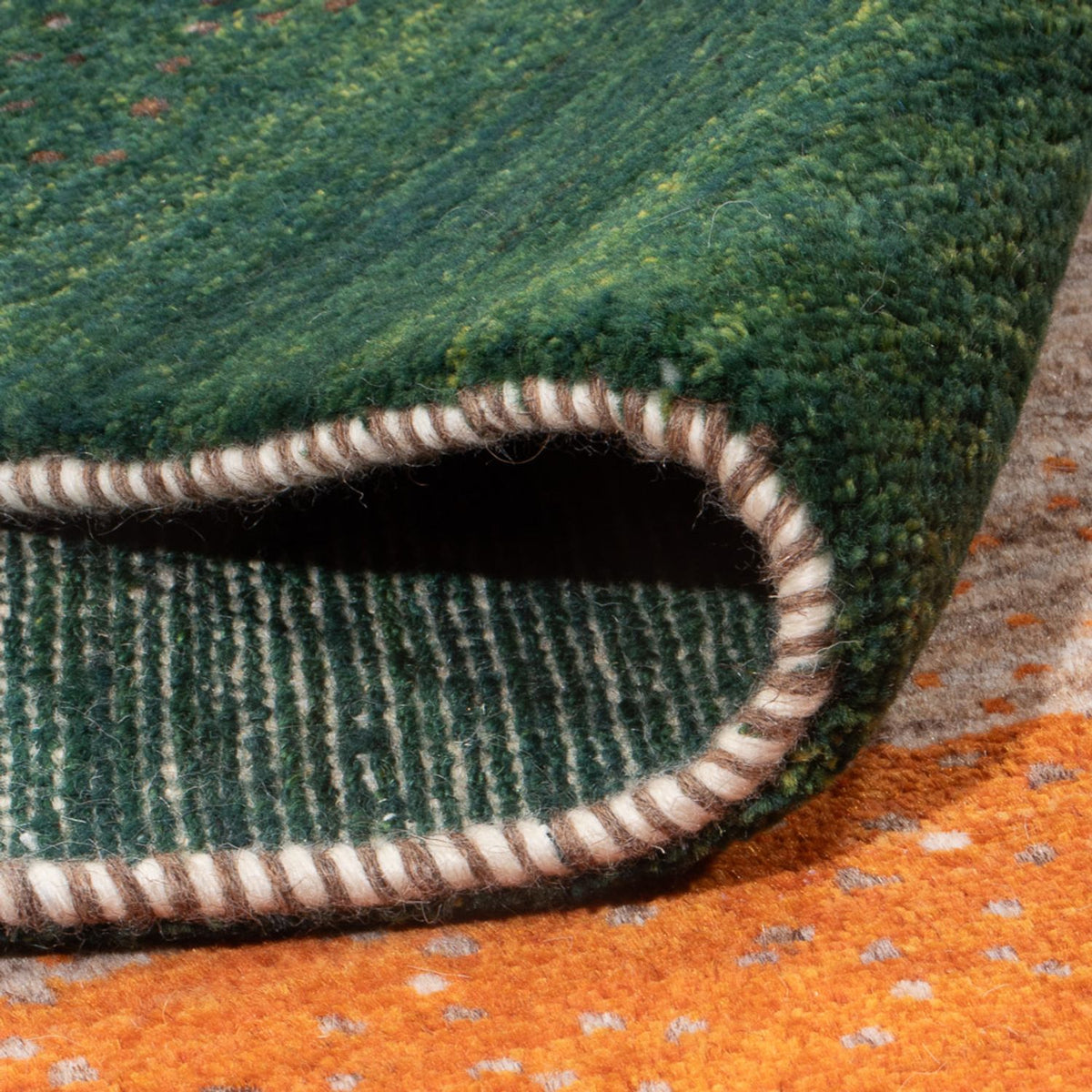 Dywan Gabbeh - perski - 238 x 214 cm - wielokolorowy