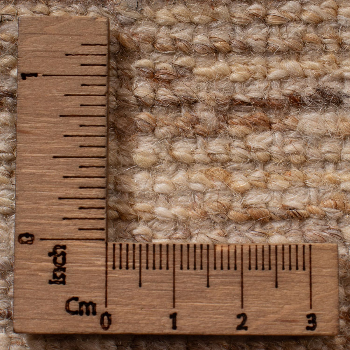 Dywan Gabbeh - perski - 95 x 54 cm - ciemny beż