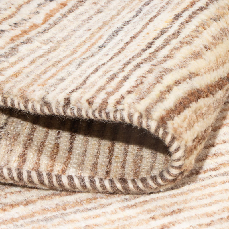 Dywan Gabbeh - perski - 92 x 60 cm - ciemny beż