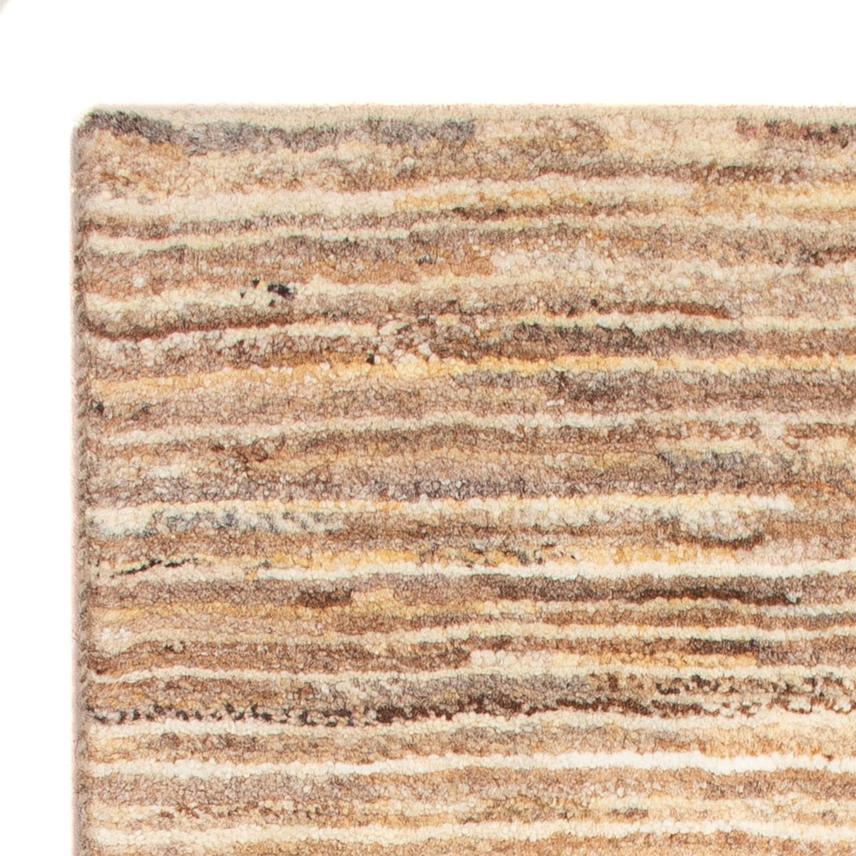 Dywan Gabbeh - perski - 95 x 57 cm - ciemny beż