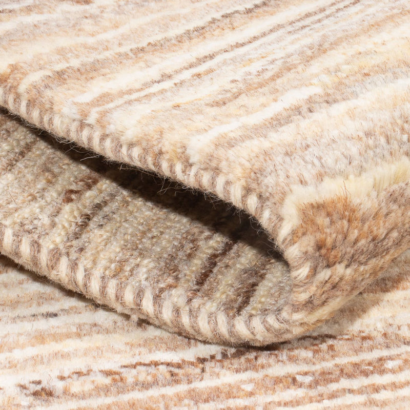 Dywan Gabbeh - perski - 95 x 57 cm - ciemny beż