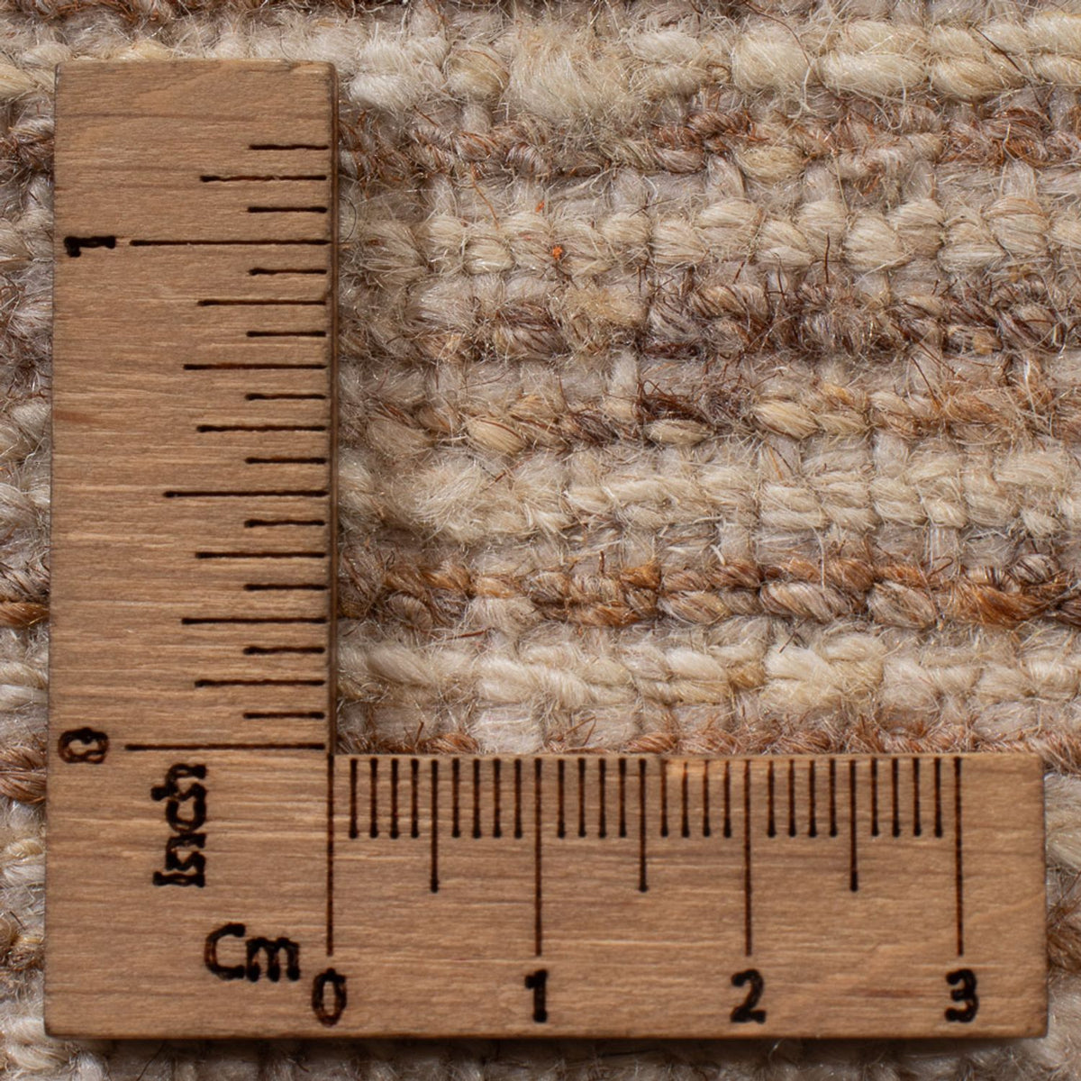 Dywan Gabbeh - perski - 91 x 57 cm - ciemny beż