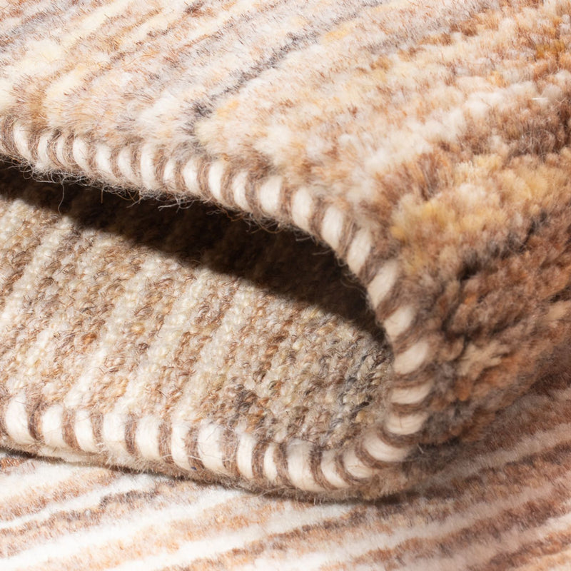 Dywan Gabbeh - perski - 96 x 61 cm - ciemny beż