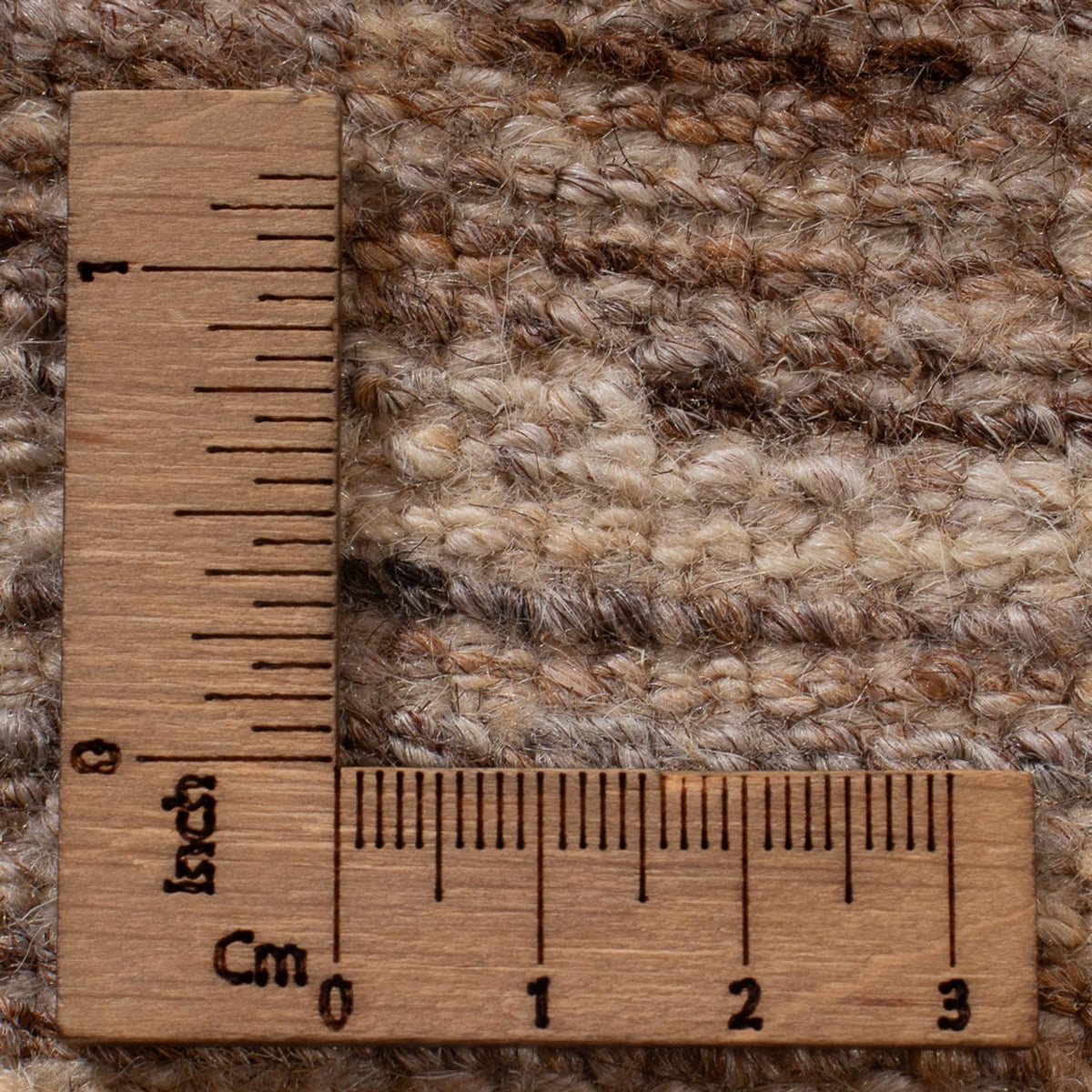 Dywan Gabbeh - perski - 96 x 61 cm - ciemny beż