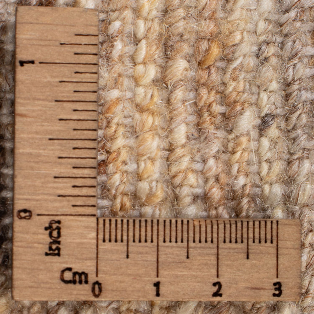 Dywan Gabbeh - perski - 95 x 62 cm - ciemny beż