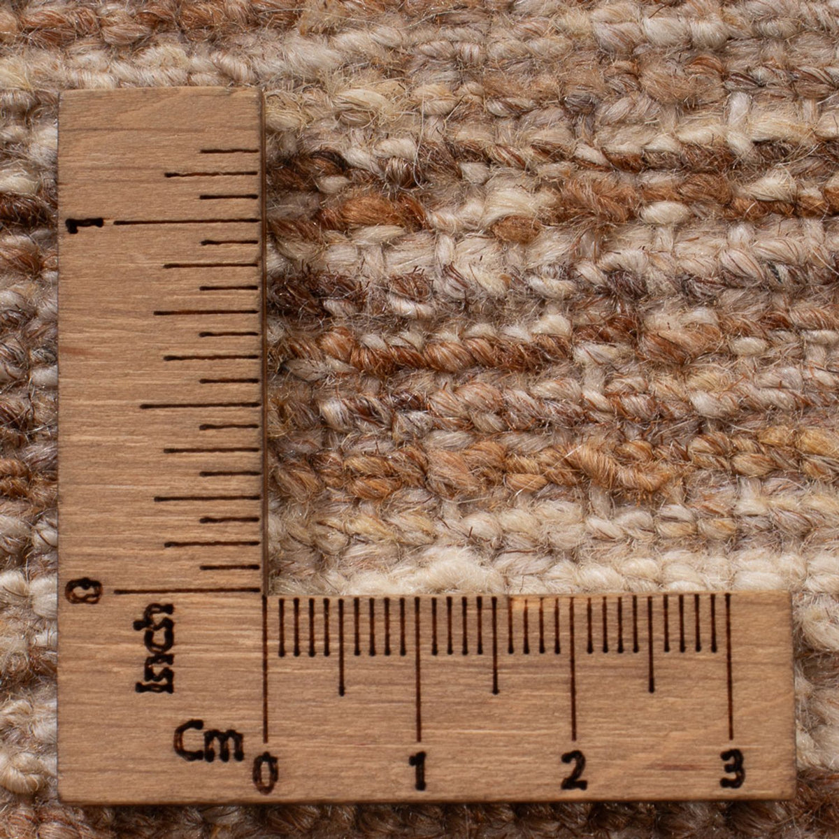 Dywan Gabbeh - perski - 94 x 61 cm - ciemny beż