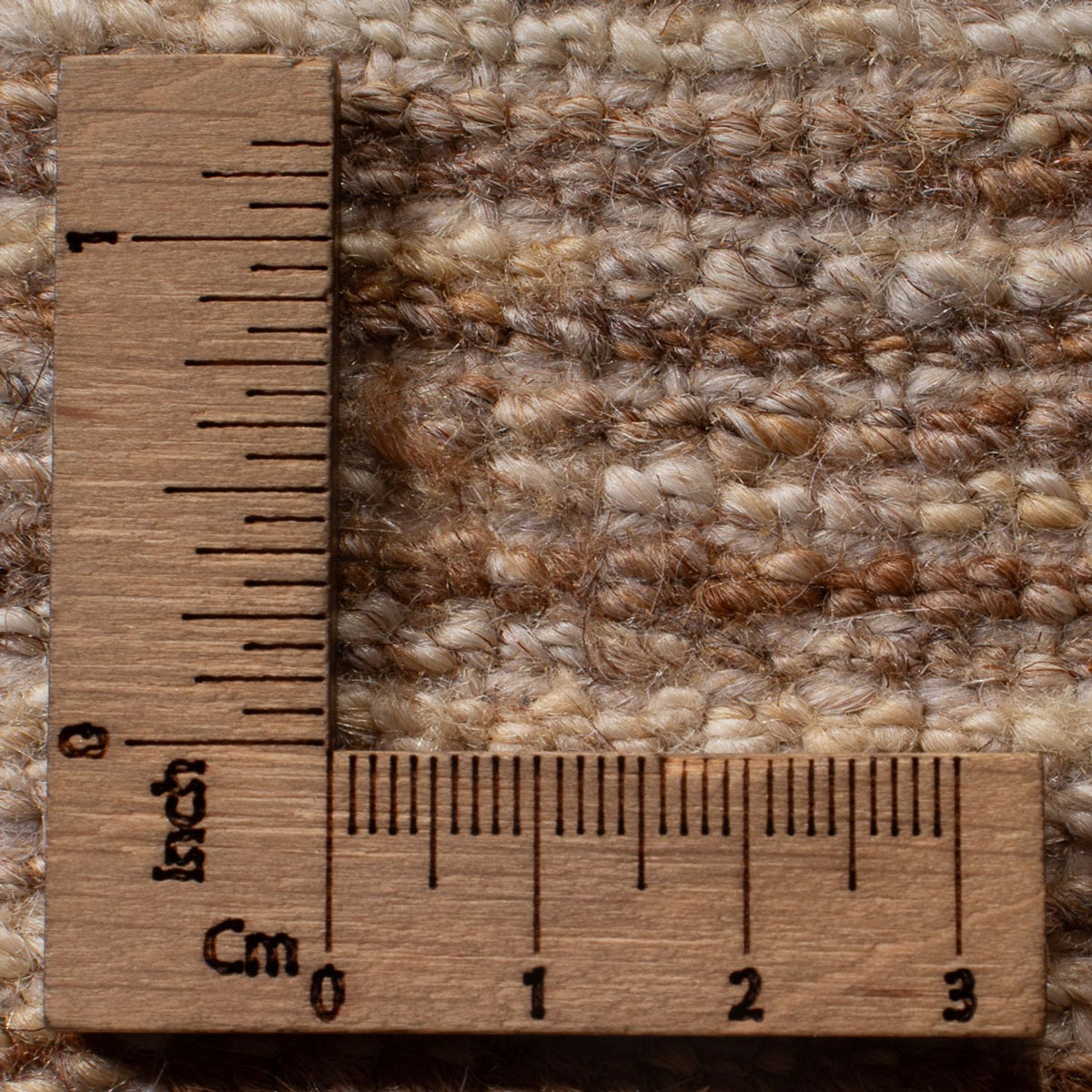 Dywan Gabbeh - perski - 93 x 60 cm - ciemny beż