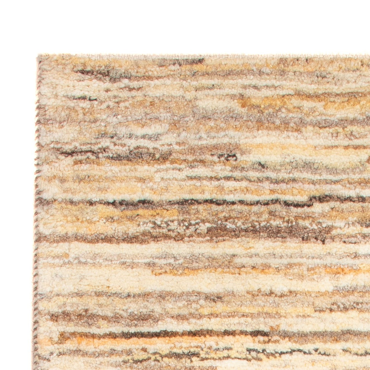 Dywan Gabbeh - perski - 96 x 57 cm - ciemny beż