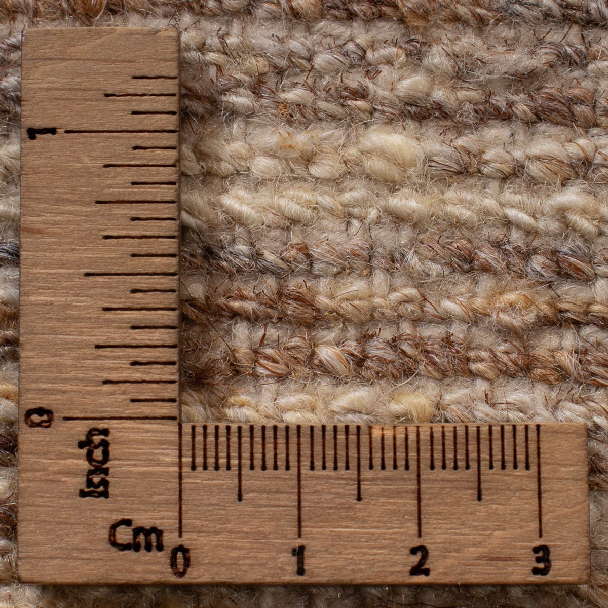 Dywan Gabbeh - perski - 96 x 57 cm - ciemny beż