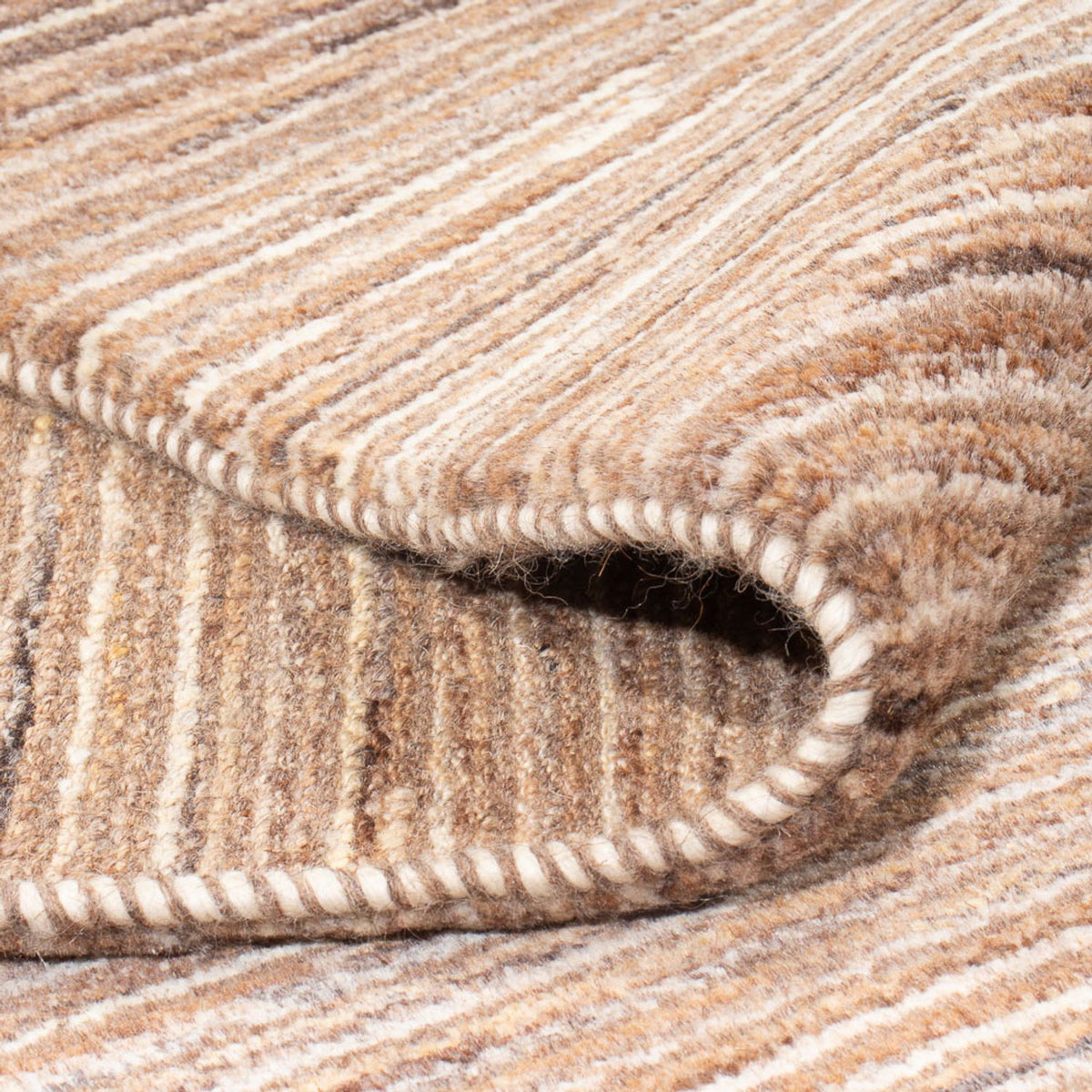 Dywan Gabbeh - perski - 240 x 200 cm - brązowy