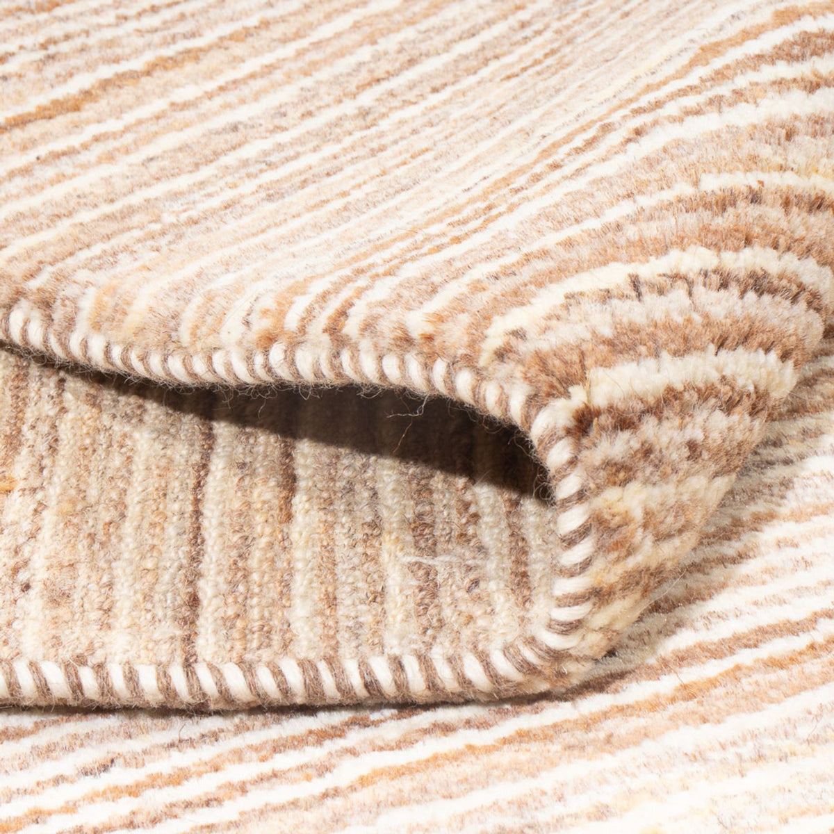 Dywan Gabbeh - perski - 235 x 215 cm - jasny beż