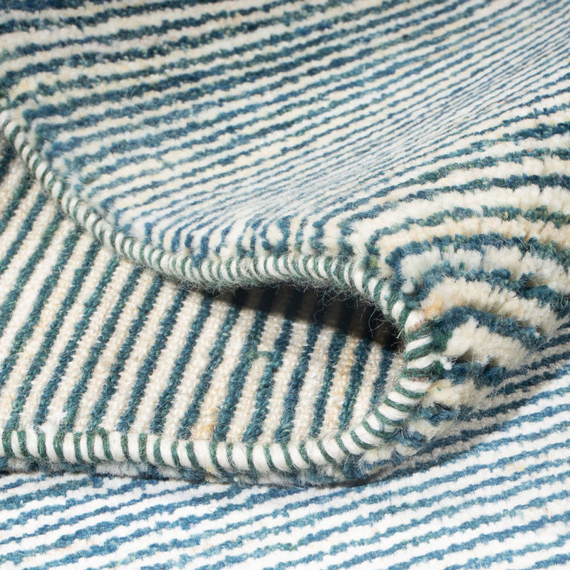 Dywan Gabbeh - perski - 240 x 218 cm - srebrny