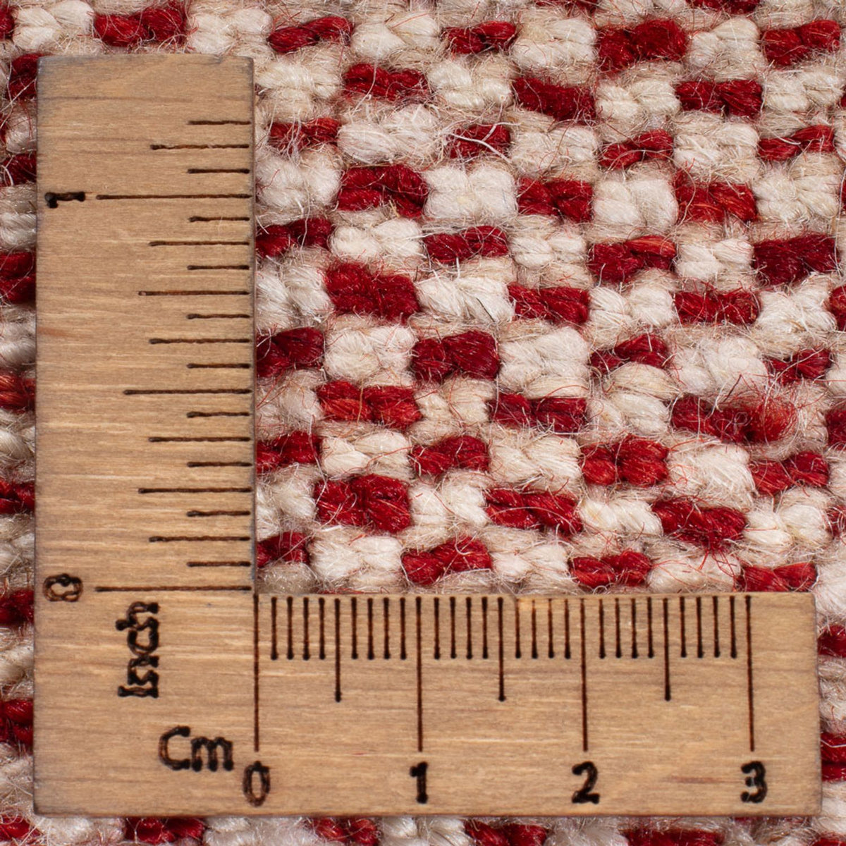 Dywan Gabbeh - perski kwadratowy  - 200 x 183 cm - jasna czerwień