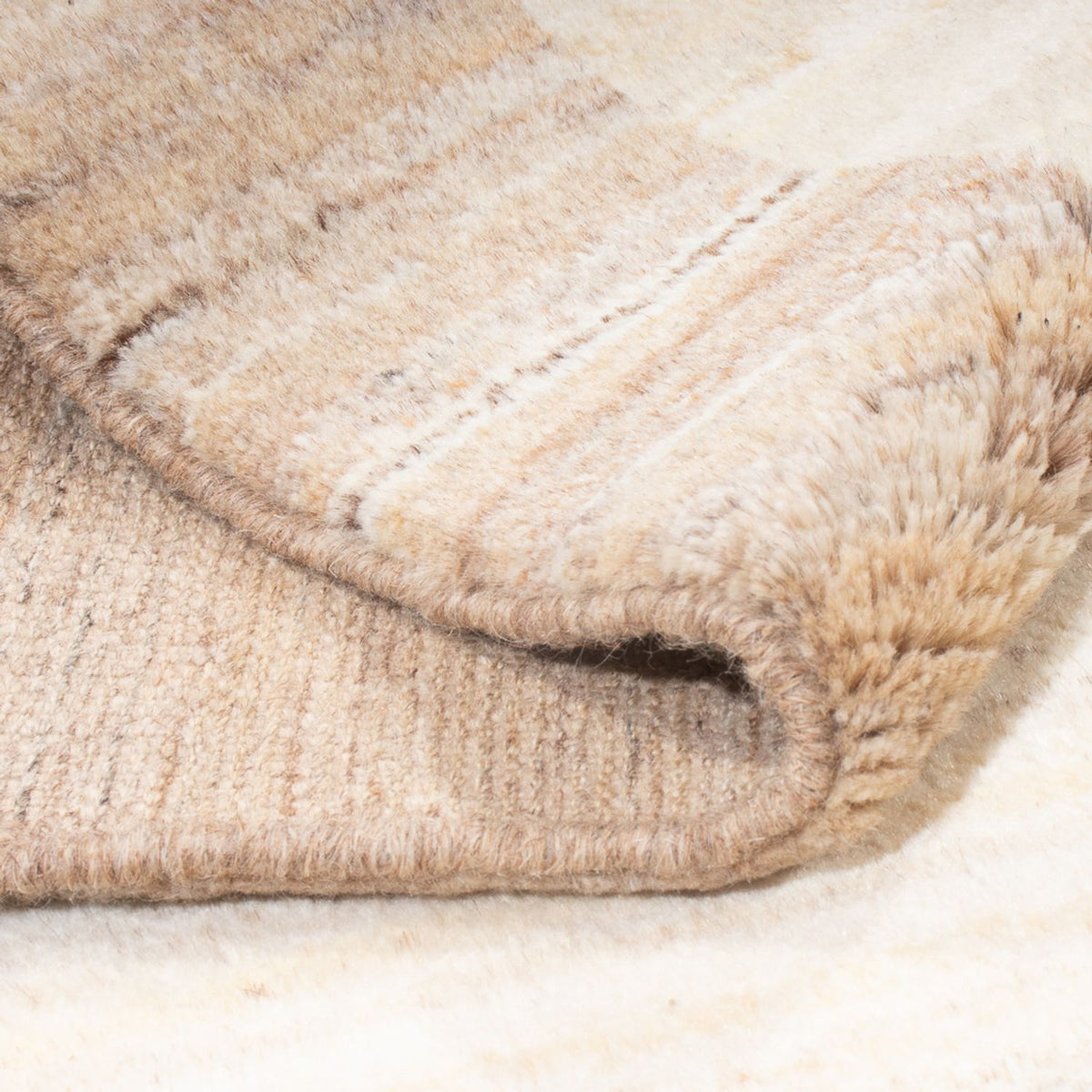 Dywan Gabbeh - perski - 191 x 145 cm - jasny beż