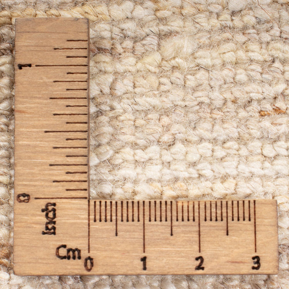 Dywan Gabbeh - perski - 190 x 154 cm - jasny beż