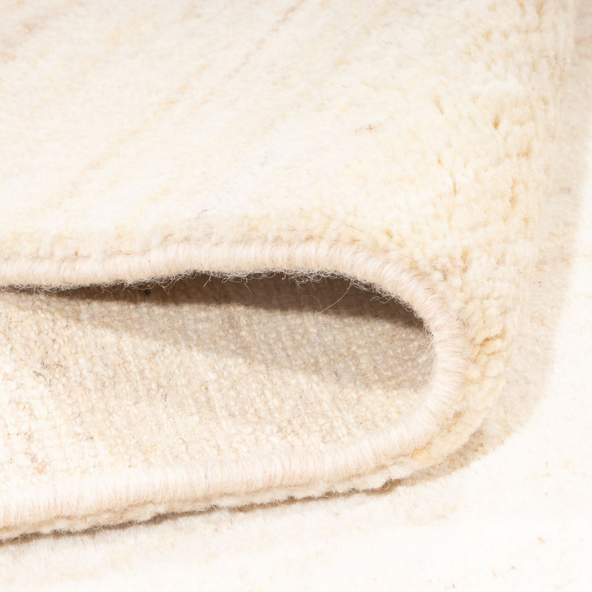 Dywan Gabbeh - perski - 191 x 150 cm - beżowy