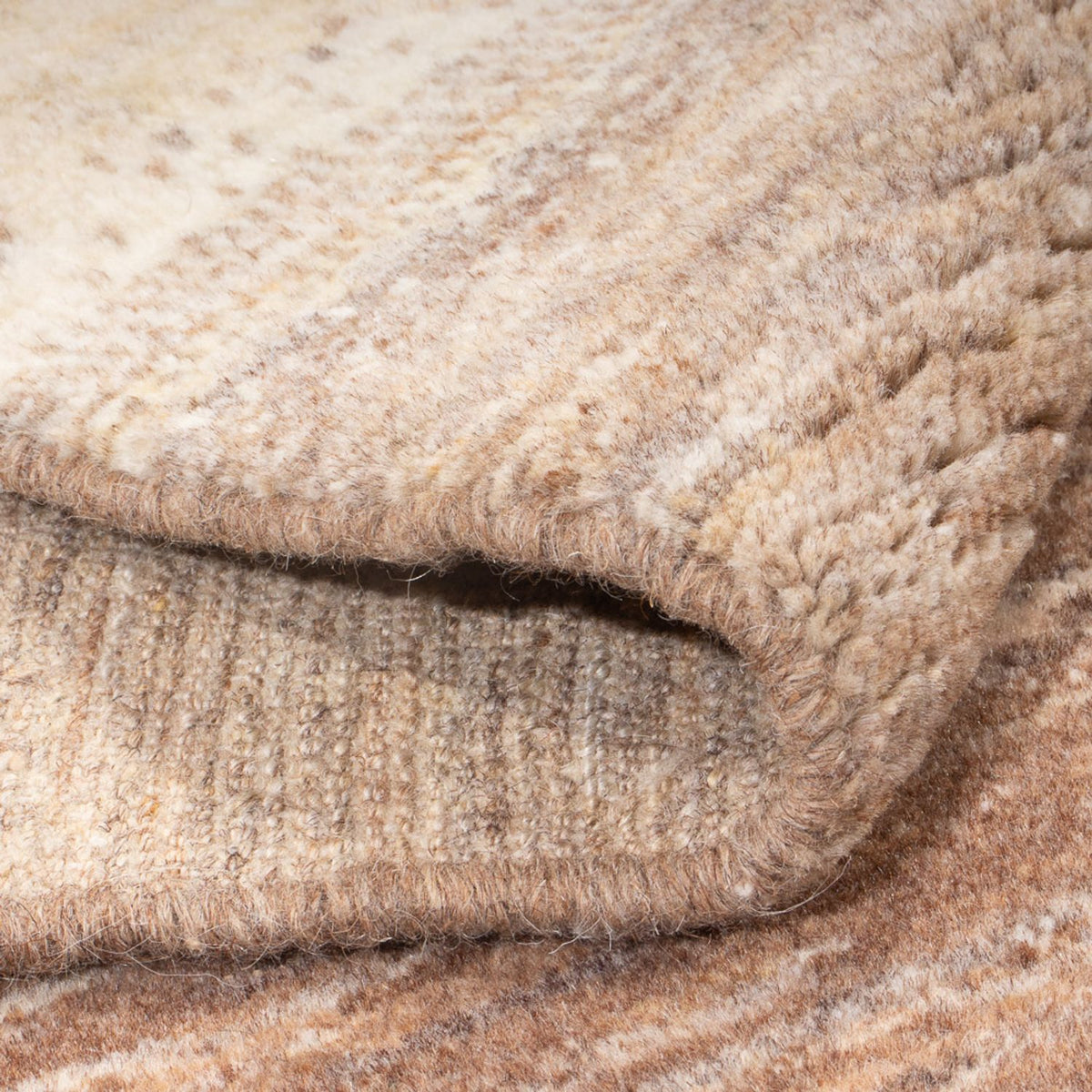 Biegacz Dywan Gabbeh - perski - 268 x 85 cm - natura