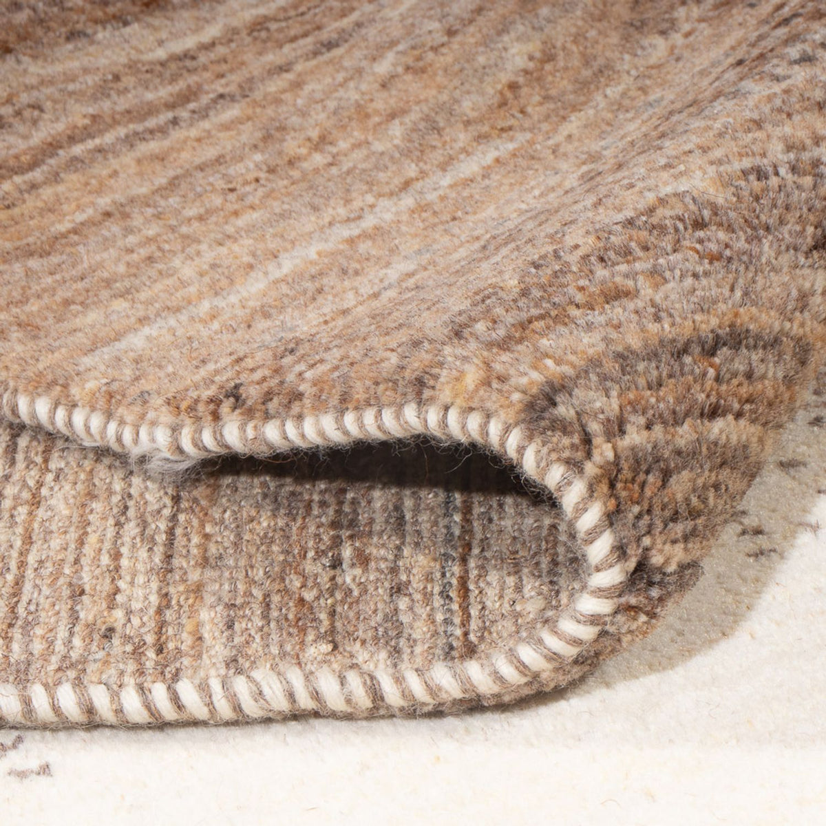 Biegacz Dywan Gabbeh - perski - 325 x 106 cm - natura