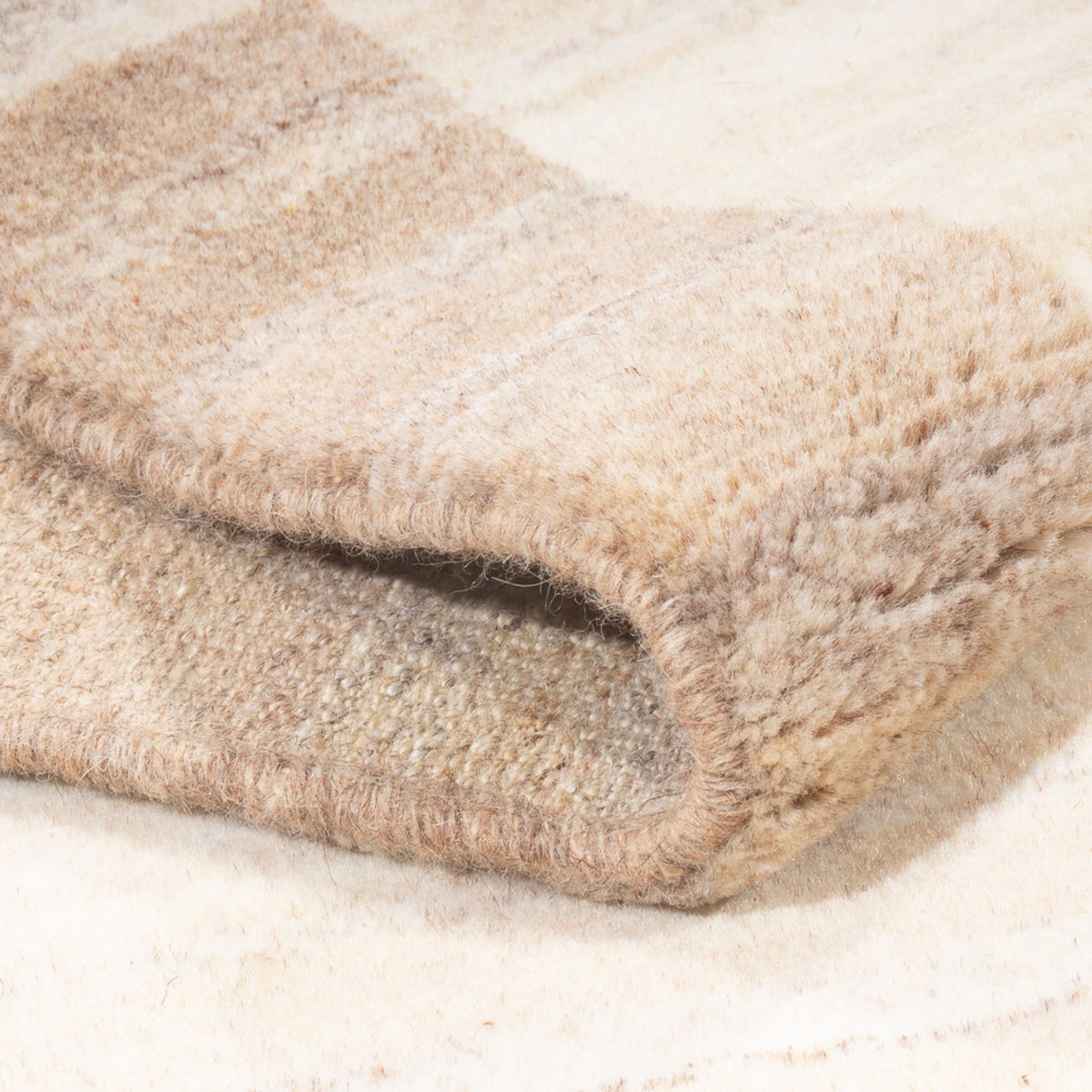 Biegacz Dywan Gabbeh - perski - 203 x 82 cm - natura