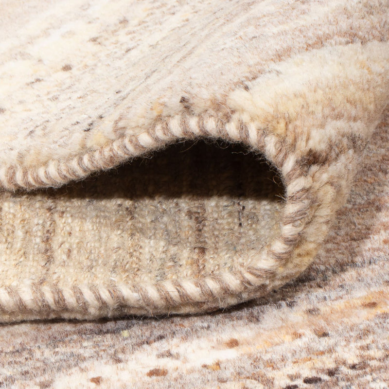 Dywan Gabbeh - perski - 240 x 207 cm - ciemny beż