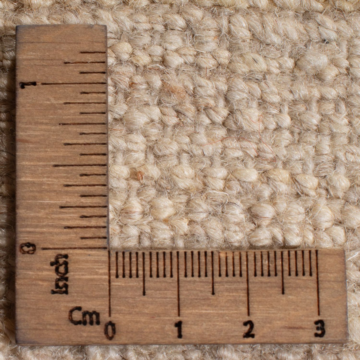 Dywan Gabbeh - perski - 240 x 207 cm - ciemny beż