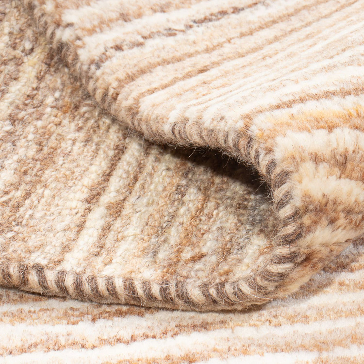 Dywan Gabbeh - perski - 94 x 60 cm - ciemny beż