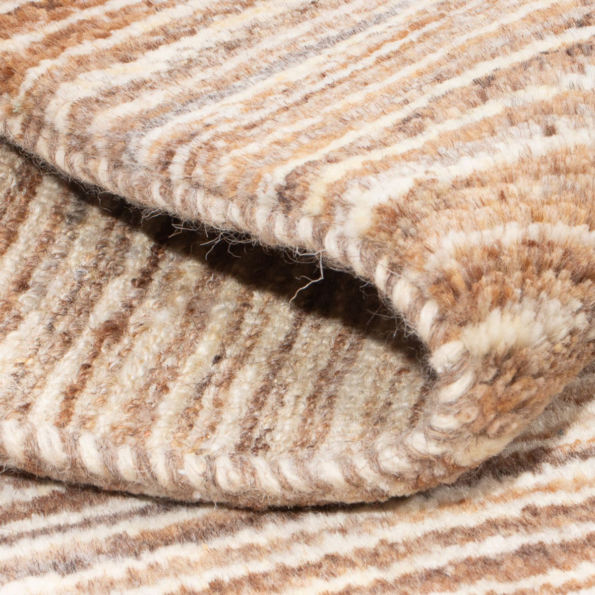 Dywan Gabbeh - perski - 95 x 58 cm - ciemny beż