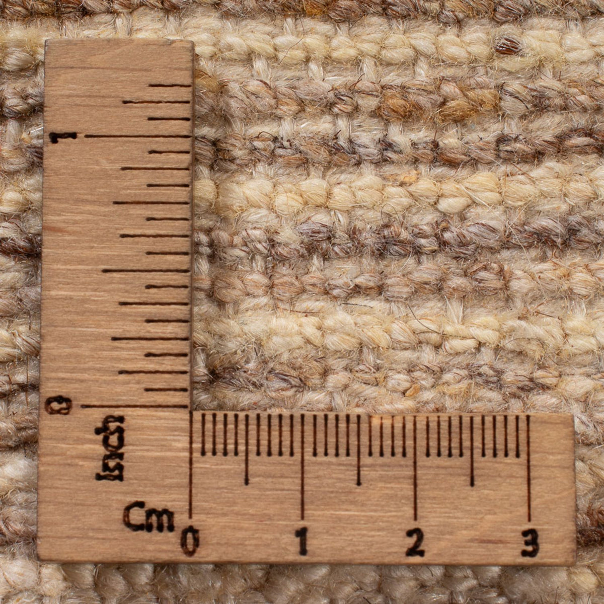 Dywan Gabbeh - perski - 97 x 57 cm - ciemny beż