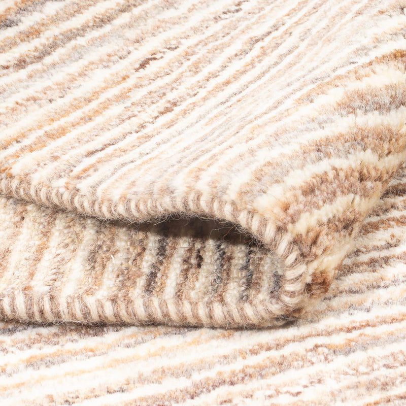 Dywan Gabbeh - perski - 142 x 94 cm - ciemny beż