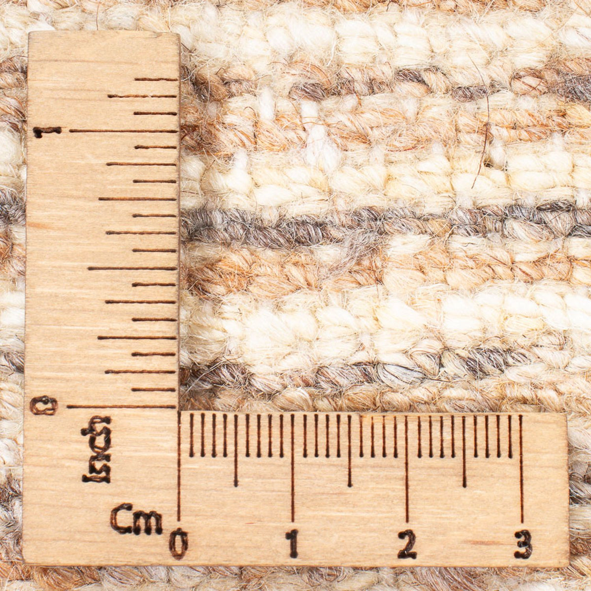 Dywan Gabbeh - perski - 142 x 94 cm - ciemny beż