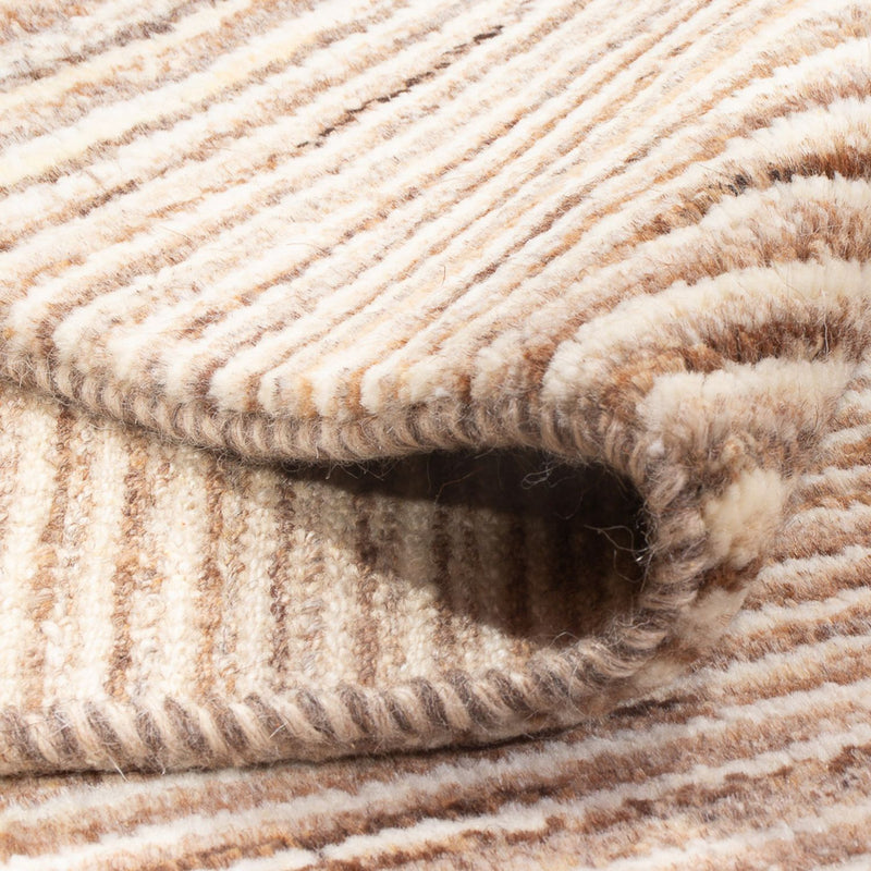 Dywan Gabbeh - perski - 143 x 100 cm - ciemny beż