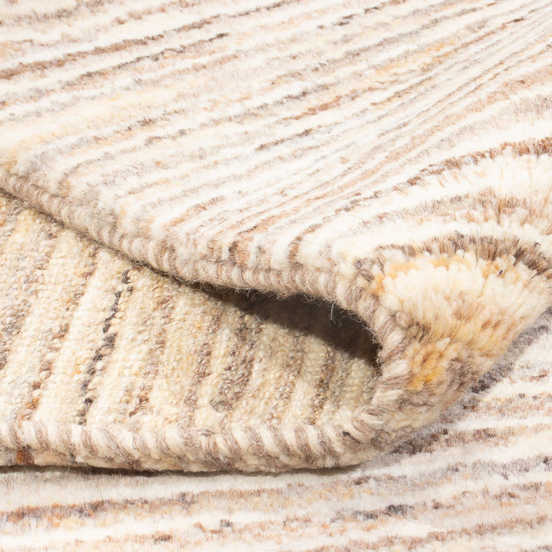 Dywan Gabbeh - perski - 145 x 110 cm - ciemny beż