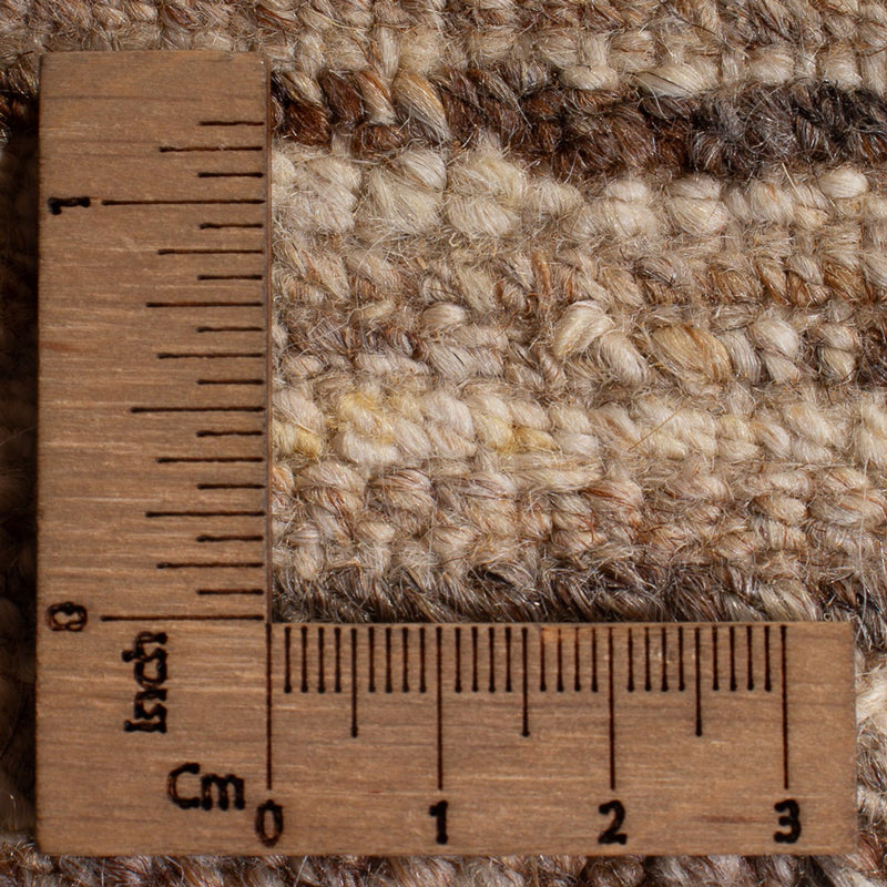 Dywan Gabbeh - perski - 145 x 110 cm - ciemny beż