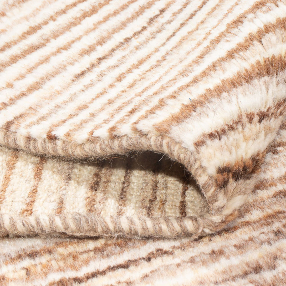 Dywan Gabbeh - perski - 145 x 96 cm - ciemny beż