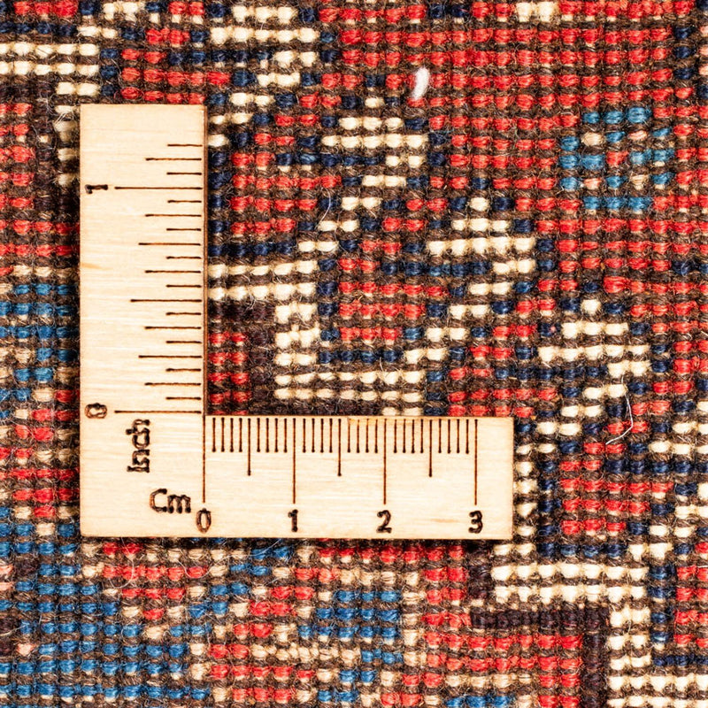 Biegacz Dywan Gabbeh - perski - 208 x 78 cm - czerwony