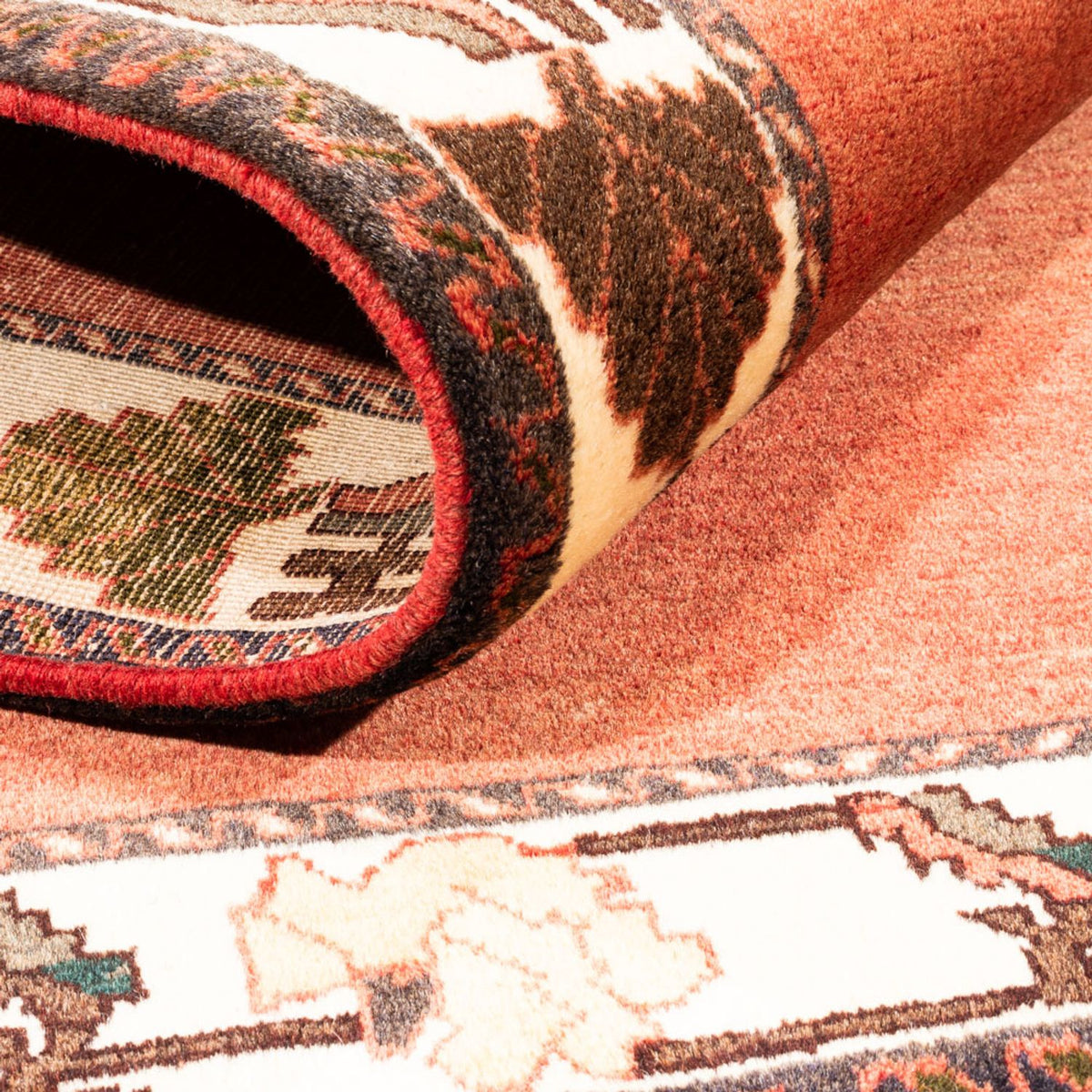 Perski dywan - Nomadyczny - 144 x 97 cm - czerwony