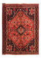 Perski dywan - Nomadyczny - 150 x 115 cm - czerwony