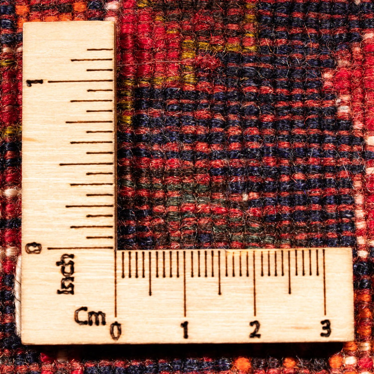 Perski dywan - Nomadyczny - 150 x 115 cm - czerwony