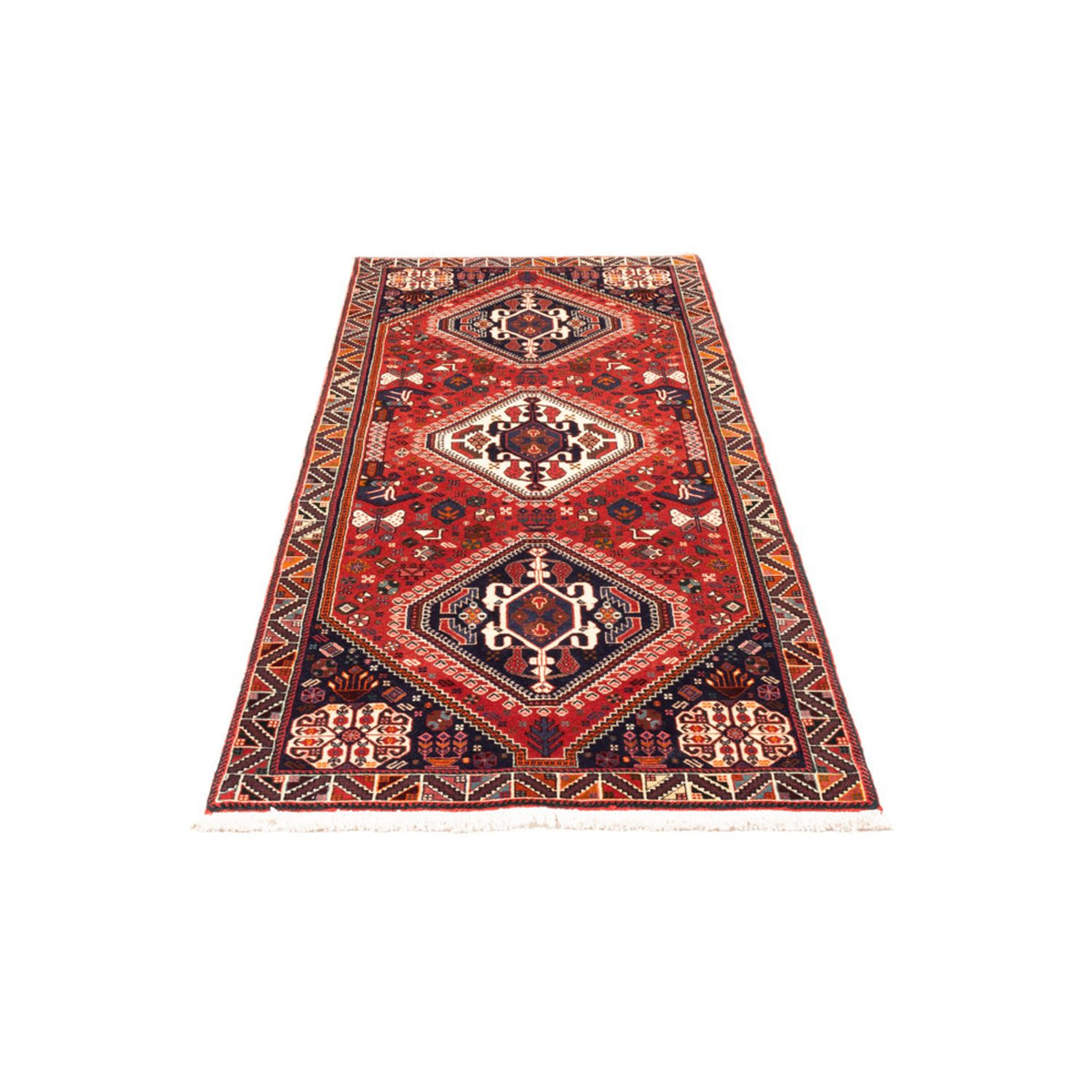 Biegacz Perski dywan - Nomadyczny - 205 x 80 cm - czerwony