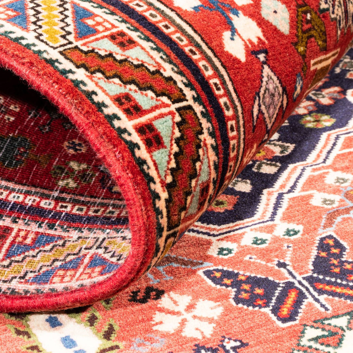 Biegacz Perski dywan - Nomadyczny - 200 x 80 cm - czerwony