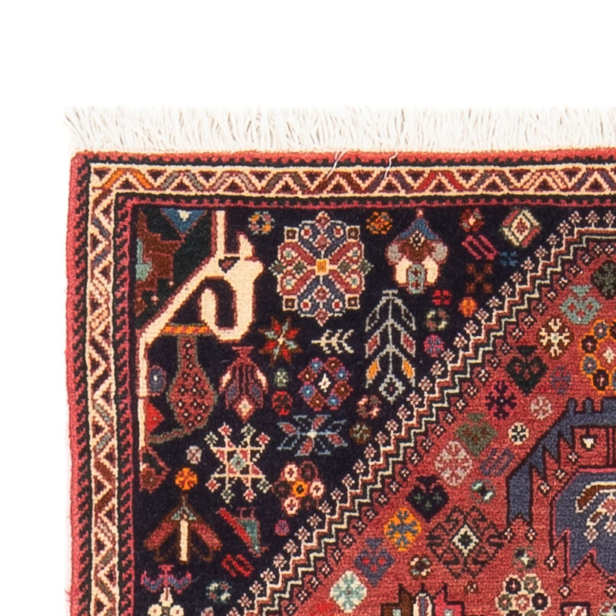 Perski dywan - Nomadyczny - 144 x 70 cm - czerwony