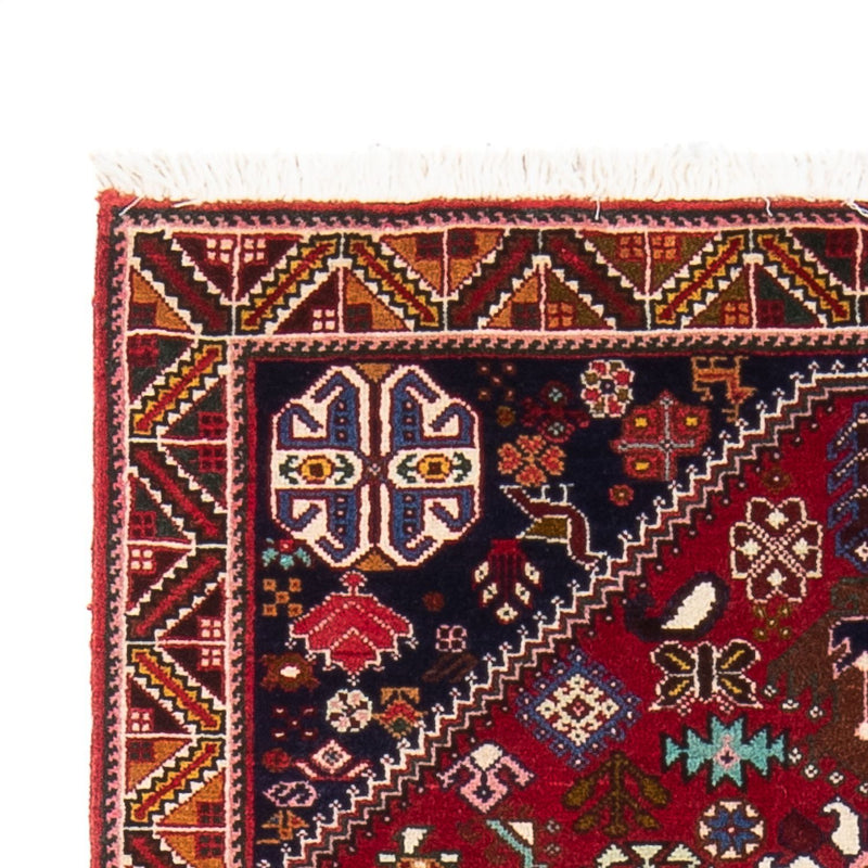 Perski dywan - Nomadyczny - 150 x 75 cm - czerwony