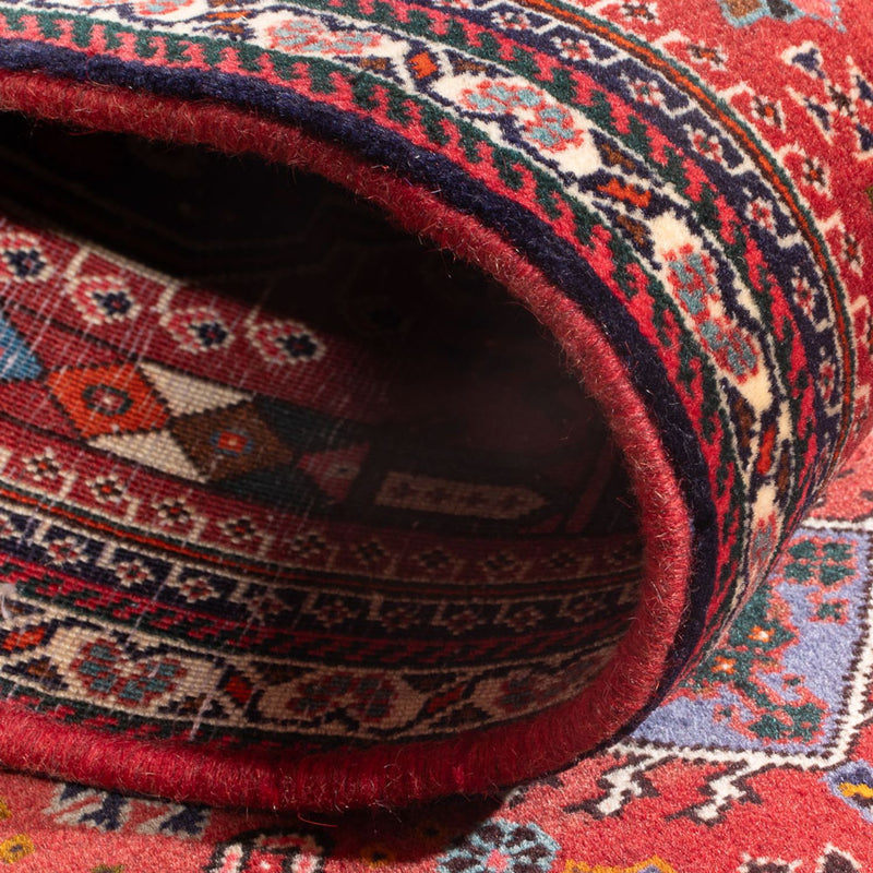 Perski dywan - Nomadyczny - 150 x 73 cm - czerwony