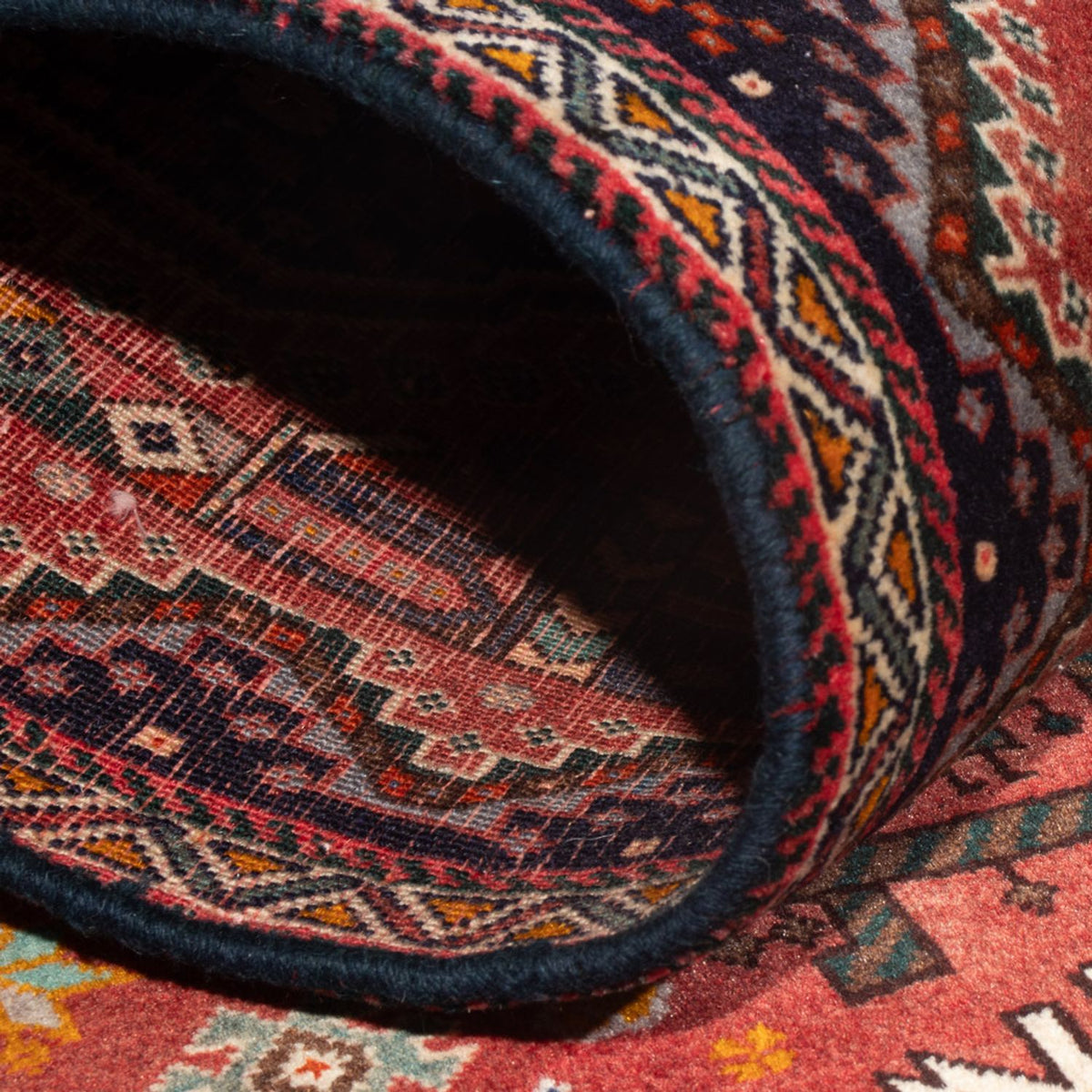 Biegacz Perski dywan - Nomadyczny - 154 x 72 cm - czerwony