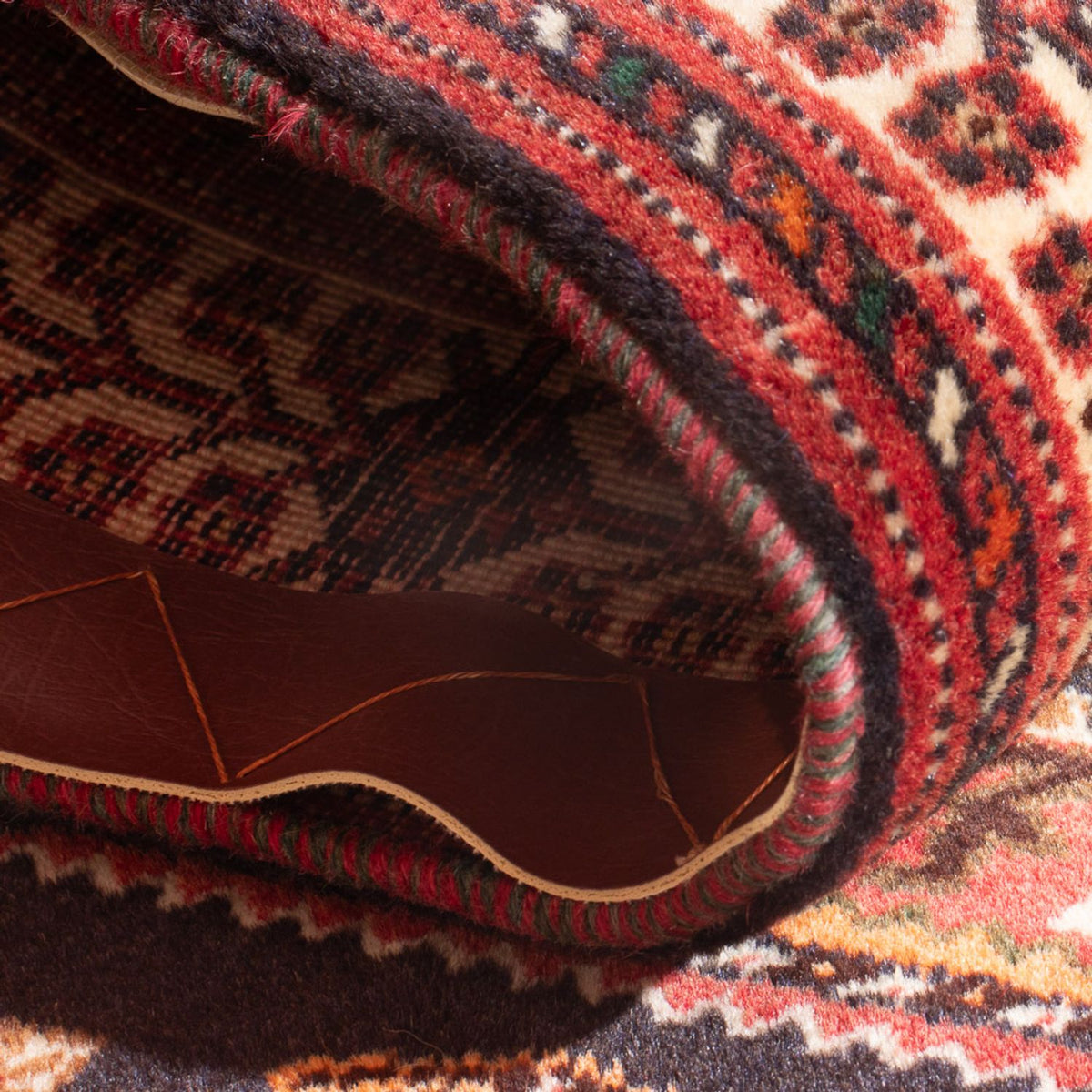 Perski dywan - Nomadyczny - 150 x 80 cm - czerwony