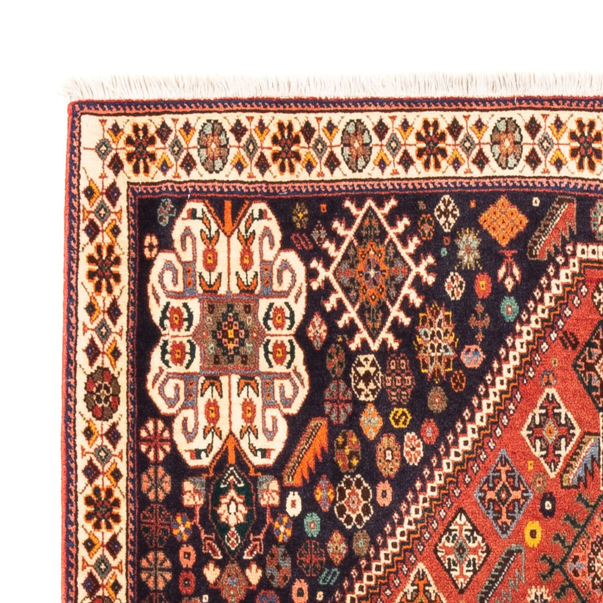 Perski dywan - Nomadyczny - 154 x 112 cm - czerwony