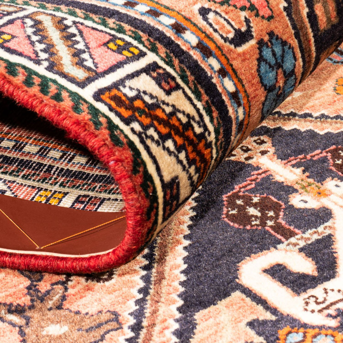 Biegacz Perski dywan - Nomadyczny - 200 x 73 cm - terakota