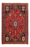 Qashqai Dywan 110x158cm - Dywan perski - Prostokątny / Czerwony / 110 x 158 cm Prostokątny