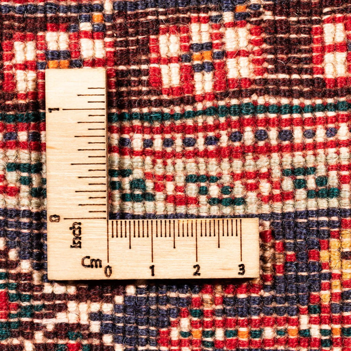 Perski dywan - Nomadyczny - 157 x 117 cm - czerwony